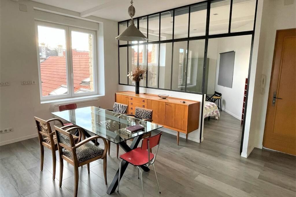 Superbe Loft 100M2 Proche Cathedrale Avec Parking Reims Exterior foto
